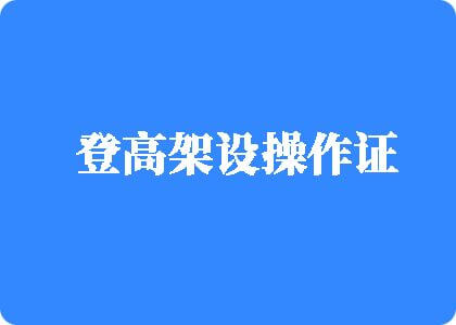 被又粗又长又大大鸡巴操的好爽摸奶捏乳头的视频登高架设操作证